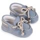 Babywalker Καστόρινο Δετό Loafer MI1116 Σιέλ - Βαπτιστικό Παπούτσι για Αγόρι στο Oneirokosmos