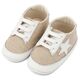 Babywalker Υφασμάτινο Δετό Sneaker  MI1135 Μπεζ Λευκό - Βαπτιστικό Παπούτσι για Αγόρι στο Oneirokosmos