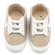 Babywalker Υφασμάτινο Δετό Sneaker  MI1135 Μπεζ Λευκό - Βαπτιστικό Παπούτσι για Αγόρι στο Oneirokosmos