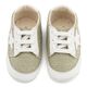 Babywalker Υφασμάτινο Δετό Sneaker  MI1135 Φυστικί Λευκό - Βαπτιστικό Παπούτσι για Αγόρι στο Oneirokosmos