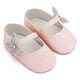 Babywalker Γοβάκι Μονή Μπαρέτα Χρατς με  Στρασένια Πεταλούδα MI1658 Ροζ - Βαπτιστικό Παπούτσι για Κορίτσι στο Oneirokosmos