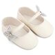 Babywalker Γοβάκι Μονή Μπαρέτα Χρατς με  Στρασένια Πεταλούδα MI1658 Λευκό - Βαπτιστικό Παπούτσι για Κορίτσι στο Oneirokosmos