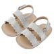 Babywalker Πέδιλο με Κουλεδάκι  MI1659 Ασημί - Βαπτιστικό Παπούτσι για Κορίτσι στο Oneirokosmos