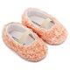 Babywalker Μπαλαρινα Διακοσμημένη με Chiffon Λουλούδια MI1660 Ροζ - Βαπτιστικό Παπούτσι για Κορίτσι στο Oneirokosmos