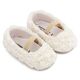 Babywalker Μπαλαρινα Διακοσμημένη με Chiffon Λουλούδια MI1660 Λευκό - Βαπτιστικό Παπούτσι για Κορίτσι στο Oneirokosmos