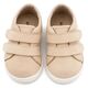Babywalker Sneakers Διπλή Μπαρέτα Χρατς PRI2090 Μπεζ - Βαπτιστικό Παπούτσι για Αγόρι στο Oneirokosmos
