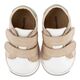 Babywalker Sneakers  Διπλή Μπαρέτα Χρατς PRI2104 Μπεζ Λευκό Μέντα - Βαπτιστικό Παπούτσι για Αγόρι στο Oneirokosmos