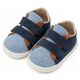 Babywalker Sneakers Διπλή Μπαρέτα Χρατς PRI2104  Μπλε Ταμπά - Βαπτιστικό Παπούτσι για Αγόρι στο Oneirokosmos