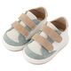 Babywalker Τρίχρωμο Sneakers Διπλή Μπαρέτα Χρατς PRI2125 Λευκό Μίνεραλ Μπεζ - Βαπτιστικό Παπούτσι για Αγόρι στο Oneirokosmos