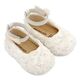 Babywalker Μπαλαρίνα Διακοσμημένη με Chiffon Λουλούδια PRI2654 Λευκό - Βαπτιστικό Παπούτσι για Κορίτσι στο Oneirokosmos