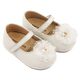Babywalker Γοβάκι Μονή Μπαρέτα Χειροποίητο Διακοσμητικό απο Τούλι PRI2660 Εκρού - Βαπτιστικό Παπούτσι για Κορίτσι στο Oneirokosmos
