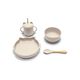 Lorelli Σετ Φαγητού Σιλικόνης 4τμχ. Beige 10230700005 - Σετ Φαγητού, Μπολάκια, Πιατάκια Φαγητού στο Oneirokosmos