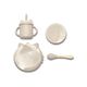 Lorelli Σετ Φαγητού Σιλικόνης 4τμχ. Beige 10230700005 - Σετ Φαγητού, Μπολάκια, Πιατάκια Φαγητού στο Oneirokosmos