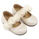 Babywalker Γοβάκι Μονή Μπαρέτα Διακοσμημένη  BS3602 Εκρού - Βαπτιστικό Παπούτσι για Κορίτσι στο Oneirokosmos