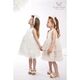 Angel Wings Βαπτιστικό Ρούχο για Κορίτσι Valentina Σχέδιο 277/132 Nude - Ρούχα Βάπτισης για Κορίτσι στο Oneirokosmos