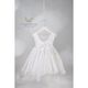 Angel Wings Βαπτιστικό Ρούχο για Κορίτσι Rosalina Σχέδιο 305 White - Ρούχα Βάπτισης για Κορίτσι στο Oneirokosmos