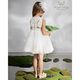Angel Wings Βαπτιστικό Ρούχο για Κορίτσι Pavlina Σχέδιο 306 Off White - Ρούχα Βάπτισης για Κορίτσι στο Oneirokosmos