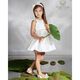 Angel Wings Βαπτιστικό Ρούχο για Κορίτσι Loucia Σχέδιο 307 Off White - Ρούχα Βάπτισης για Κορίτσι στο Oneirokosmos