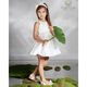 Angel Wings Βαπτιστικό Ρούχο για Κορίτσι Loucia Σχέδιο 307 Off White - Ρούχα Βάπτισης για Κορίτσι στο Oneirokosmos