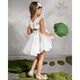 Angel Wings Βαπτιστικό Ρούχο για Κορίτσι Loucia Σχέδιο 307 Off White - Ρούχα Βάπτισης για Κορίτσι στο Oneirokosmos