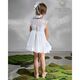 Angel Wings Βαπτιστικό Ρούχο για Κορίτσι Baleria Σχέδιο 309 White - Ρούχα Βάπτισης για Κορίτσι στο Oneirokosmos