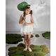 Angel Wings Βαπτιστικό Ρούχο για Κορίτσι Sandra Σχέδιο 310 Off White - Ρούχα Βάπτισης για Κορίτσι στο Oneirokosmos