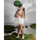 Angel Wings Βαπτιστικό Ρούχο για Κορίτσι Sandra Σχέδιο 310 Off White - Ρούχα Βάπτισης για Κορίτσι στο Oneirokosmos