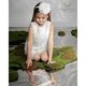 Angel Wings Βαπτιστικό Ρούχο για Κορίτσι Sandra Σχέδιο 310 Off White - Ρούχα Βάπτισης για Κορίτσι στο Oneirokosmos