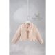 Angel Wings Βαπτιστικό Ρούχο για Κορίτσι Bolero Chanel Σχέδιο 328 Dusty Pink - Ρούχα Βάπτισης για Κορίτσι στο Oneirokosmos