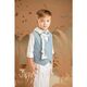 Baby Bloom Βαπτιστικό Σέτ Αγορίστικο 126.09.7280 - Ρούχα Βάπτισης για Αγόρι στο Oneirokosmos