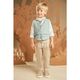 Baby Bloom Βαπτιστικό Σέτ Αγορίστικο 126.11.7980 - Ρούχα Βάπτισης για Αγόρι στο Oneirokosmos