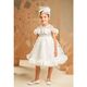 Baby Bloom Φόρεμα Βάπτισης 126.132.8970 - Ρούχα Βάπτισης για Κορίτσι στο Oneirokosmos