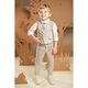 Baby Bloom Βαπτιστικό Σέτ Αγορίστικο 126.33.6570 - Ρούχα Βάπτισης για Αγόρι στο Oneirokosmos