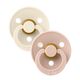 Bibs Πιπίλα Latex Colour Ivory/Blush 2τμχ. Νο1 110256 - Πιπίλες στο Oneirokosmos