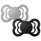 Bibs Σετ Πιπίλες Supreme Σιλικόνης No 2 Cloud / Black 2 τμχ 260341 - Πιπίλες στο Oneirokosmos