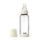 BIBS Μπιμπερό Γυάλινο με Θηλή από Σιλικόνη Ivory 240ml 50201216 - Μπιμπερό στο Oneirokosmos