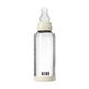 BIBS Μπιμπερό Γυάλινο με Θηλή από Σιλικόνη Ivory 240ml 50201216 - Μπιμπερό στο Oneirokosmos
