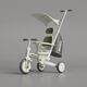 Lecoco Τρίκυκλο Πολυλειτουργικό Ποδήλατο  C-walker S3 max Πράσινο L-693026 - Ποδήλατα από 6 μηνών στο Oneirokosmos