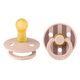 Bibs Πιπίλα Latex Studio Colour Block Blush Mix 2τμχ. Νο2 12022104 - Πιπίλες στο Oneirokosmos