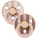 Bibs Πιπίλα Latex Studio Colour Block Blush Mix 2τμχ. Νο2 12022104 - Πιπίλες στο Oneirokosmos