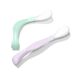 BabyOno Σετ με 2 Εύκαμπτα Κουταλάκια Φιστικί - Μωβ BN1066/03 - Κουταλάκια, Πηρουνάκια στο Oneirokosmos