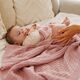 BabyOno Βρεφική κουβέρτα από 100% οργανικό βαμβάκι 75×100 εκ. Pink BN1647/01 - Κουβέρτες Αγκαλιάς στο Oneirokosmos