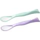 BabyOno Σετ με 2 Εύκαμπτα Κουταλάκια Φιστικί - Μωβ BN1066/03 - Κουταλάκια, Πηρουνάκια στο Oneirokosmos