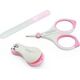BabyOno Βρεφικό Σετ περιποίησης νυχιών με θήκη Pink BN398/02 - Προϊόντα υγιεινής φροντίδας στο Oneirokosmos