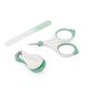 BabyOno Βρεφικό Σετ περιποίησης νυχιών με θήκη Mint BN398/01 - Προϊόντα υγιεινής φροντίδας στο Oneirokosmos