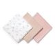 BabyOno Σετ Βαμβακερές μουσελίνες 70x70 cm  3 τμχ BN828/01 - Πάνες-Λαβέτες-Σελτέδες στο Oneirokosmos