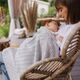 BabyOno Βρεφική κουβέρτα από 100% οργανικό βαμβάκι 75×100 εκ. Grey BN1647/02 - Κουβέρτες Αγκαλιάς στο Oneirokosmos