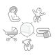 BabyOno Σελτεδάκια Μιας Χρήσης 60x90cm 10 τμχ + 2 δώρο BN509/12 - Πάνες-Λαβέτες-Σελτέδες στο Oneirokosmos