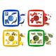 SET 4 PUZZLES : THE COLORS - Εκπαιδευτικά Παιχνίδια στο Oneirokosmos