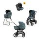 Inglesina Aptica XT  Σύστημα Μεταφοράς Quattro Με Κάθισμα Αυτοκινήτου Darwin Himalaya Blue  / Total Black KA71T0HMB - Πολυκαρότσια, Συστήματα Μεταφοράς στο Oneirokosmos